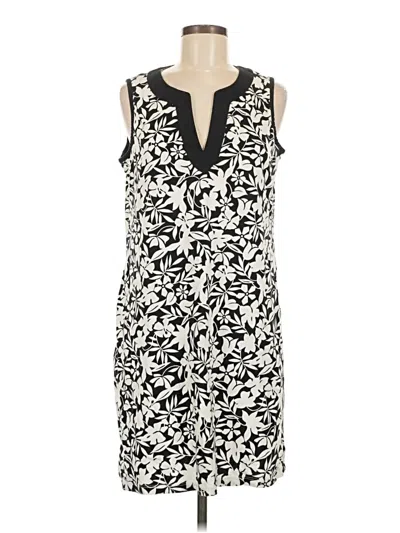 Pre-owned Lands' End Casual Dress In Ivory