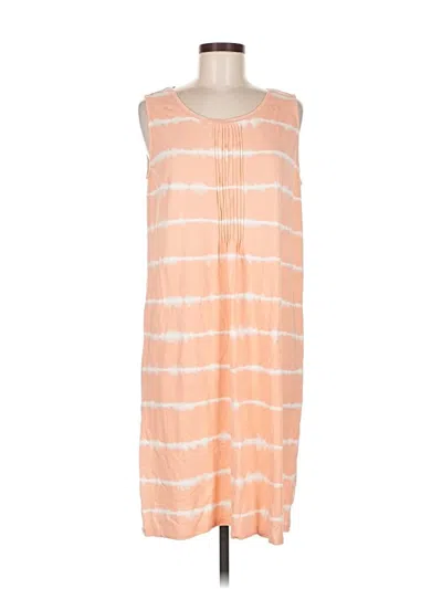 Pre-owned Lands' End Casual Dress In Orange