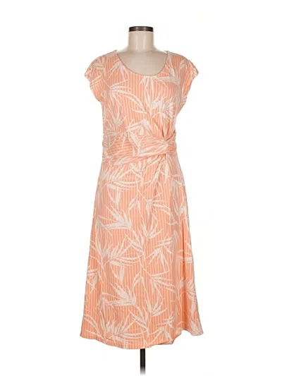 Pre-owned Lands' End Casual Dress In Orange