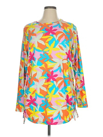 Pre-owned Lands' End Casual Dress In Orange