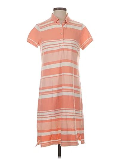 Pre-owned Lands' End Casual Dress In Orange