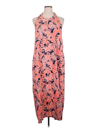 Lands' End Casual Dress In Orange