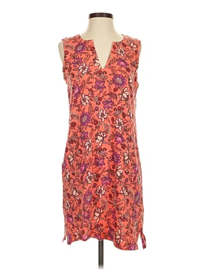 Pre-owned Lands' End Casual Dress In Orange