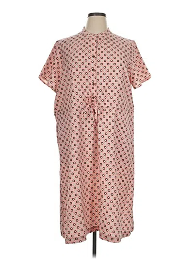 Pre-owned Lands' End Casual Dress In Orange