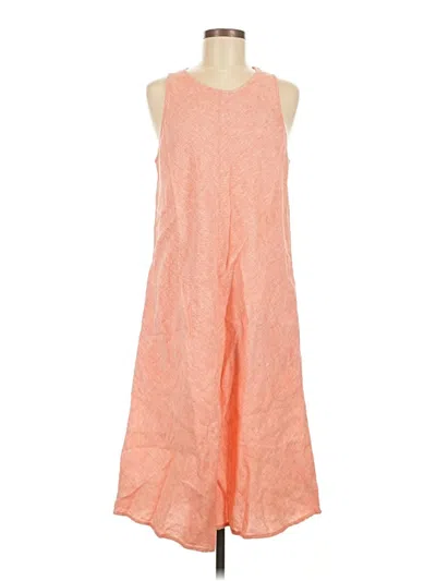 Pre-owned Lands' End Casual Dress In Orange