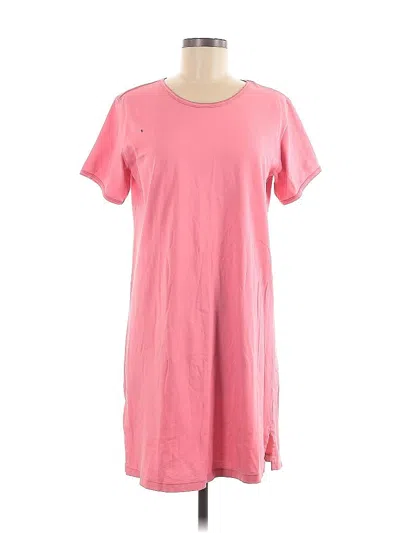 Pre-owned Lands' End Casual Dress In Pink
