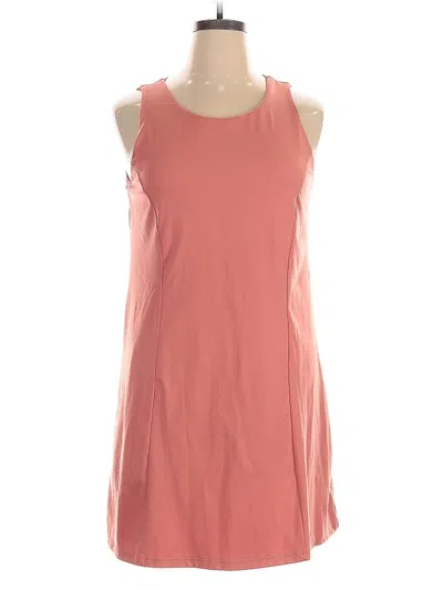 Pre-owned Lands' End Casual Dress In Pink