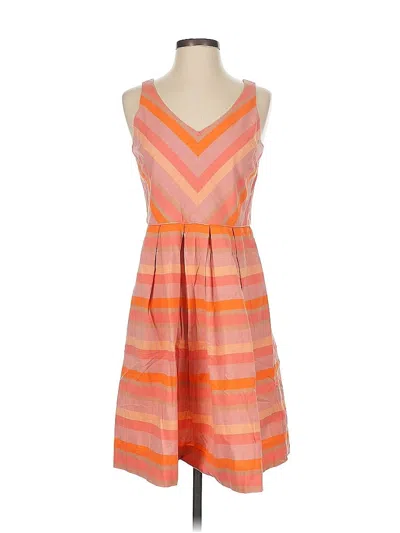 Pre-owned Lands' End Casual Dress In Pink