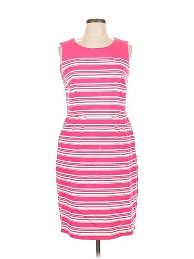 Pre-owned Lands' End Casual Dress In Pink