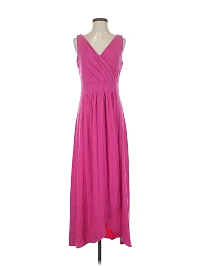 Pre-owned Lands' End Casual Dress In Pink