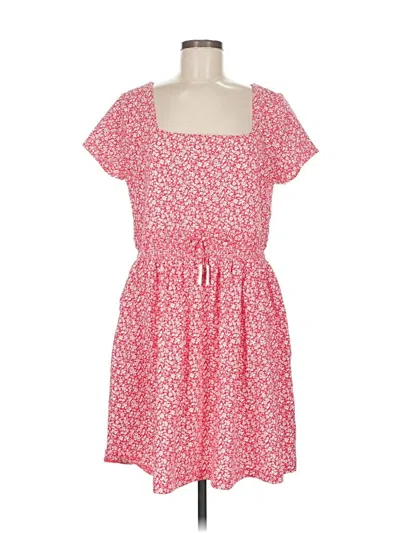 Lands' End Casual Dress In Pink