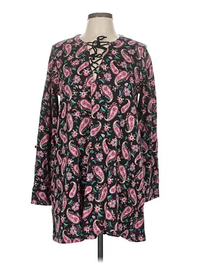 Pre-owned Lands' End Casual Dress In Pink