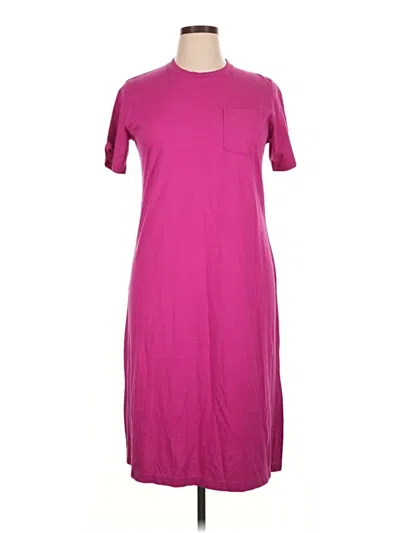 Pre-owned Lands' End Casual Dress In Pink