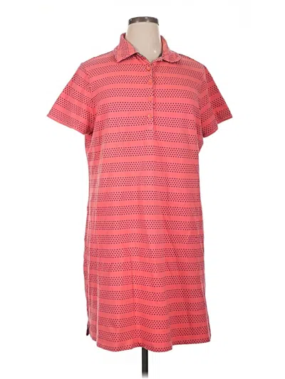 Pre-owned Lands' End Casual Dress In Pink