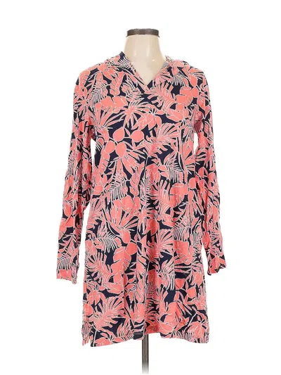 Pre-owned Lands' End Casual Dress In Pink