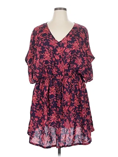 Pre-owned Lands' End Casual Dress In Pink