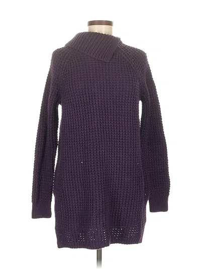 Pre-owned Lands' End Casual Dress In Purple