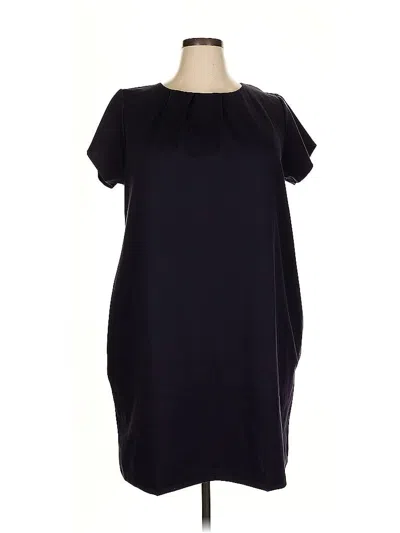 Pre-owned Lands' End Casual Dress In Purple