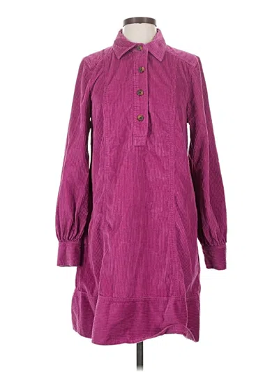 Pre-owned Lands' End Casual Dress In Purple