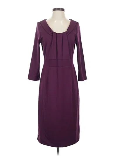 Pre-owned Lands' End Casual Dress In Purple