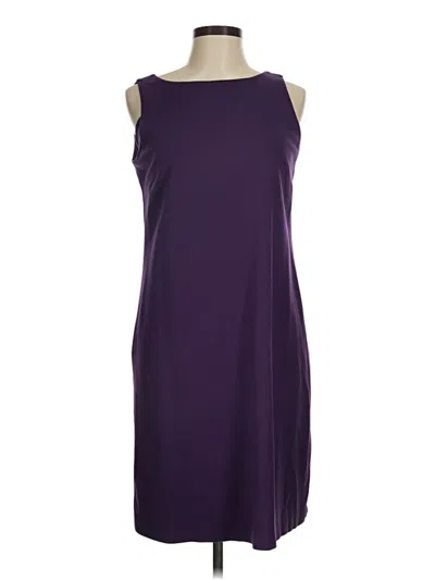 Pre-owned Lands' End Casual Dress In Purple