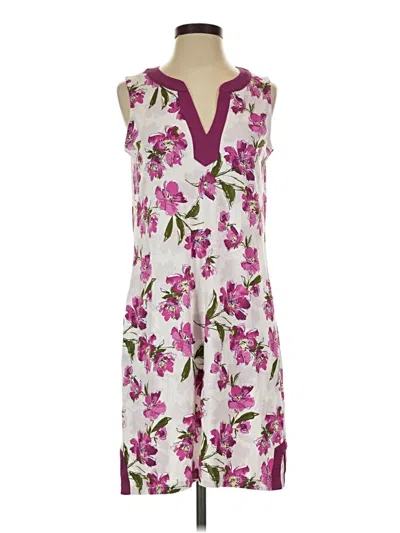 Pre-owned Lands' End Casual Dress In Purple