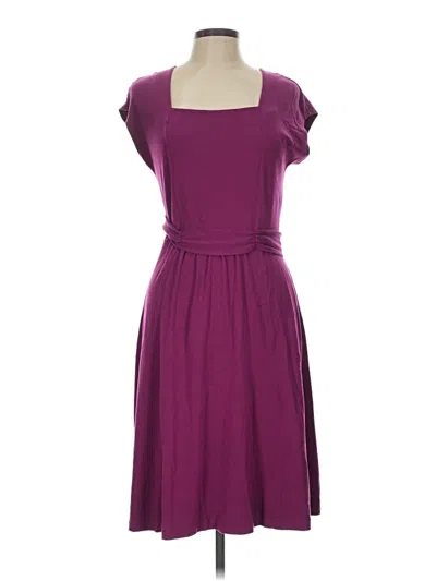 Pre-owned Lands' End Casual Dress In Purple