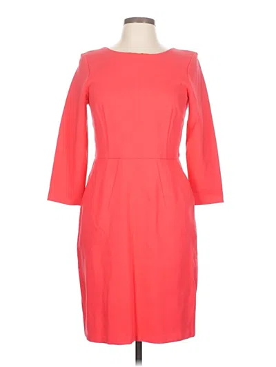 Pre-owned Lands' End Casual Dress In Red