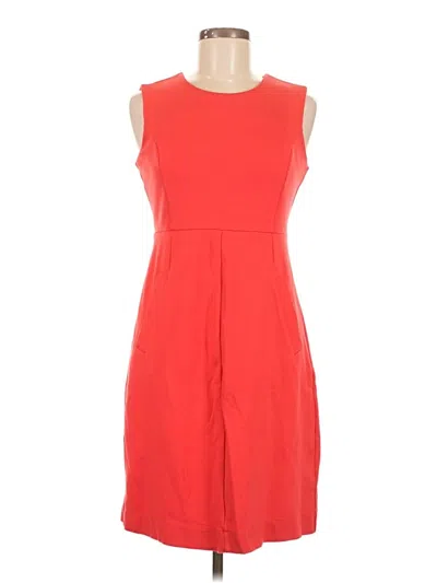 Pre-owned Lands' End Casual Dress In Red