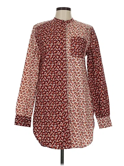 Pre-owned Lands' End Casual Dress In Red