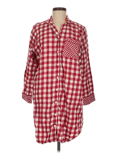 Pre-owned Lands' End Casual Dress In Red