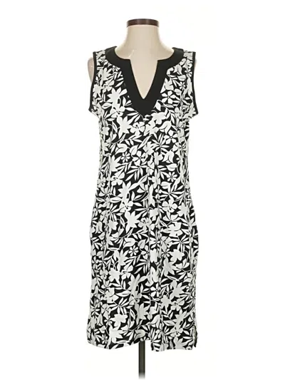 Pre-owned Lands' End Casual Dress In Silver