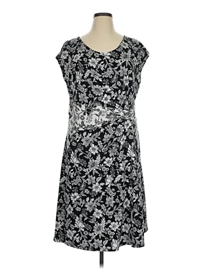 Pre-owned Lands' End Casual Dress In Silver