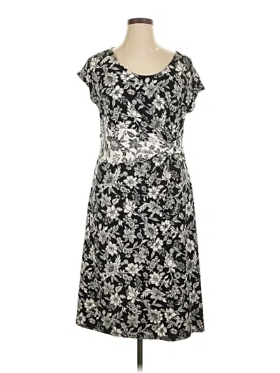 Pre-owned Lands' End Casual Dress In Silver