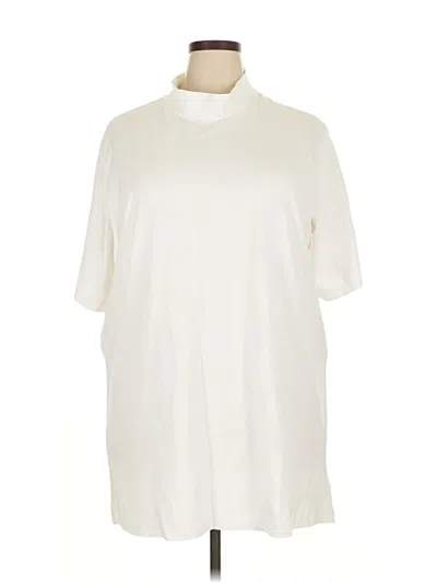 Pre-owned Lands' End Casual Dress In White