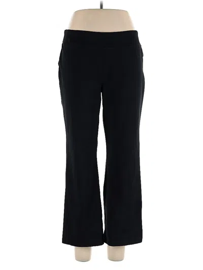 Pre-owned Lands' End Casual Pants In Black