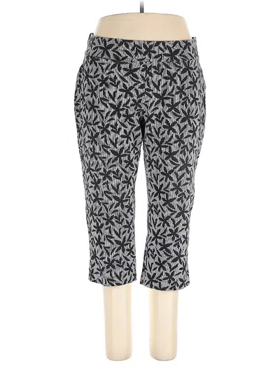 Pre-owned Lands' End Casual Pants In Black