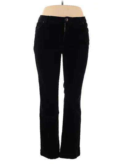 Pre-owned Lands' End Casual Pants In Black