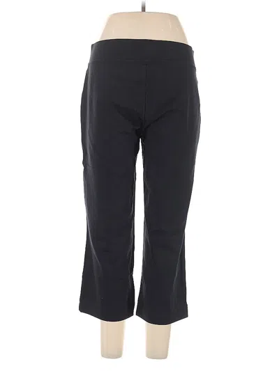 Pre-owned Lands' End Casual Pants In Black