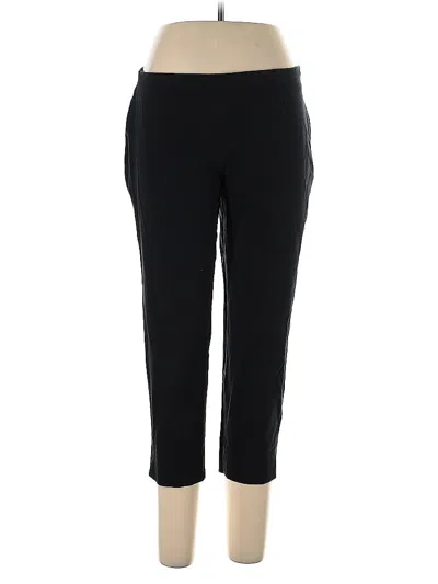 Pre-owned Lands' End Casual Pants In Black