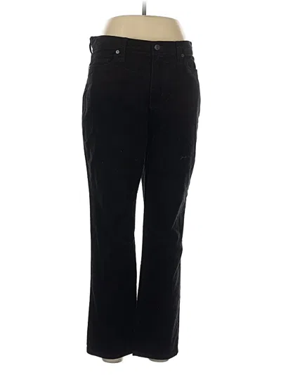 Pre-owned Lands' End Casual Pants In Black