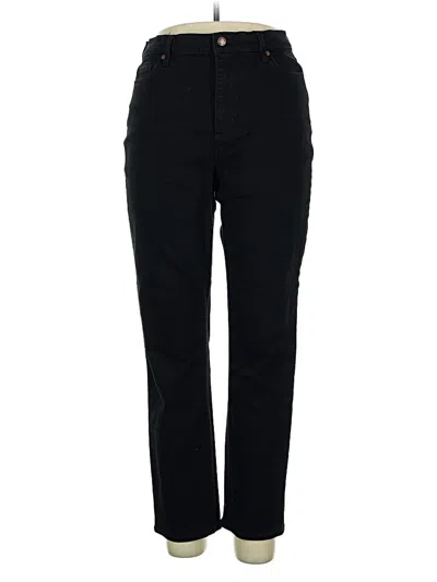 Pre-owned Lands' End Casual Pants In Black