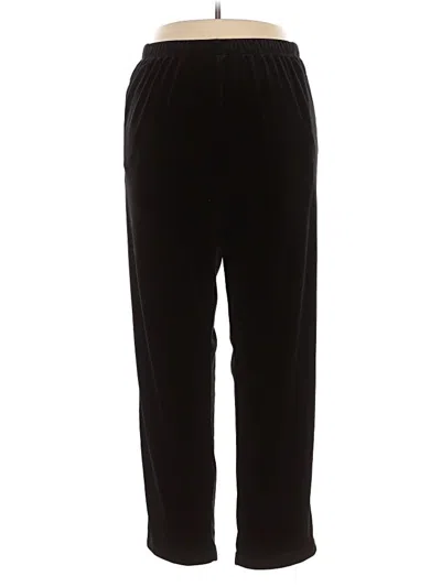 Pre-owned Lands' End Casual Pants In Black