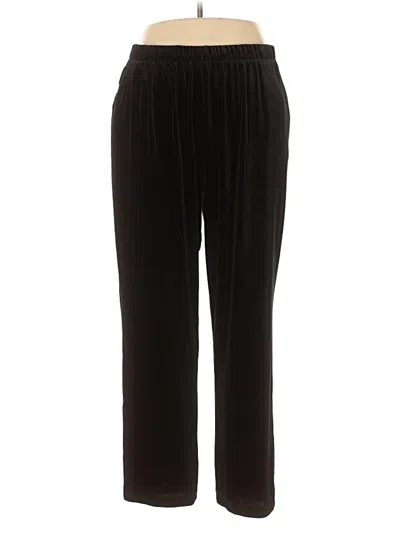 Pre-owned Lands' End Casual Pants In Black