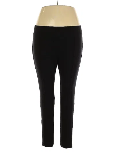 Pre-owned Lands' End Casual Pants In Black