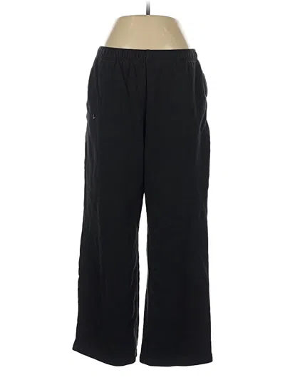 Pre-owned Lands' End Casual Pants In Black
