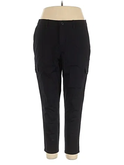 Pre-owned Lands' End Casual Pants In Black