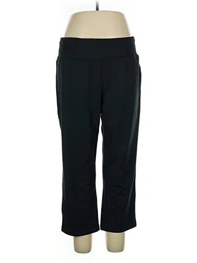 Pre-owned Lands' End Casual Pants In Black