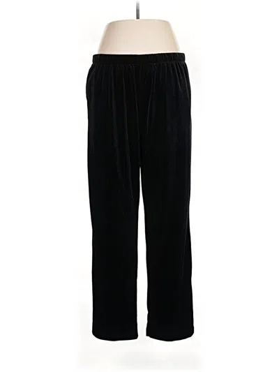 Pre-owned Lands' End Casual Pants In Black