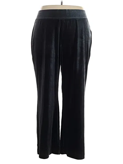 Pre-owned Lands' End Casual Pants In Black